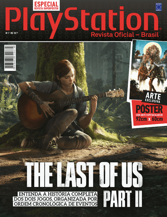 Revista Superpôster PlayStation - The Last Of Us Arte Exclusiva