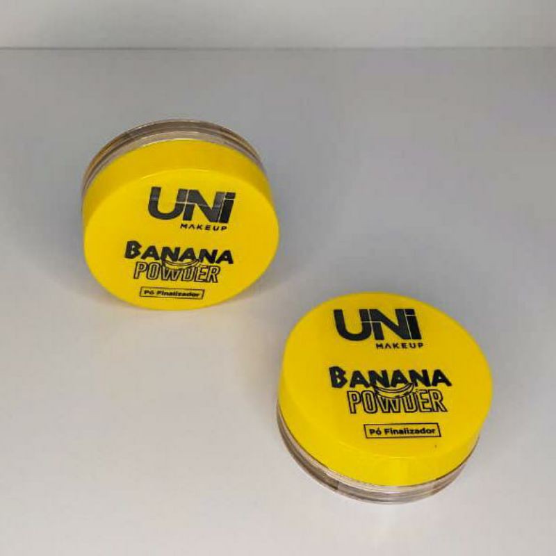 Po finalizador banana powder unimakeup - UNI MAKEUP  - +QAlimento - Loja de Produtos Naturais
