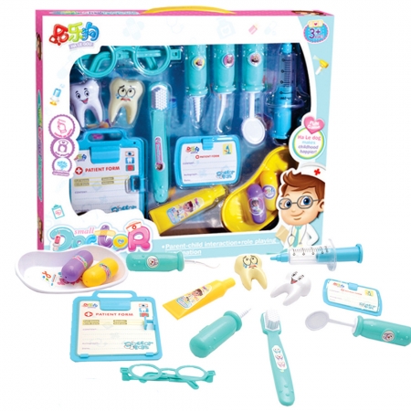Brinquedo Kit Médico Dentista Infantil Doutor Pedagógico