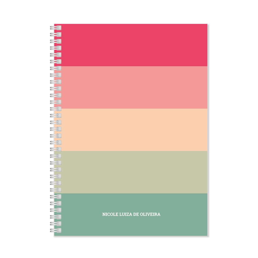 Coleção Rainbow - Caderno Universitário