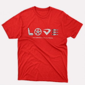Camiseta Exclusiva Volcano Love cor Vermelha