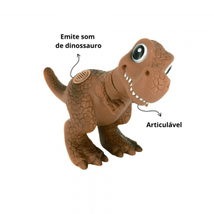 Brinquedo Dinossauro Dino Baby T-rex Menino Boneco