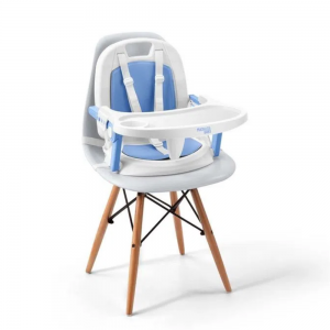 Cadeirão Cadeira Alimentação Bebê Mesa Alta Refeição Azul