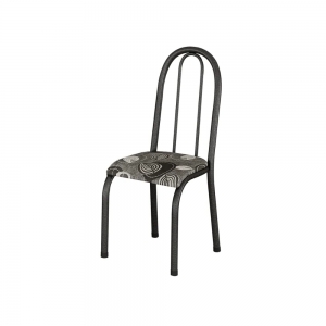 Conjunto Kit Jogo 6 Cadeiras Cozinha Sala Jantar Metal Aço Almofadada