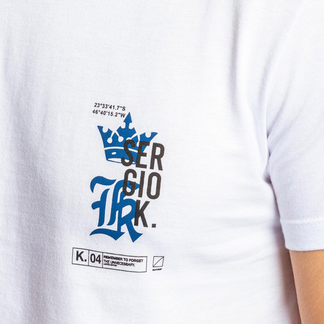 Camiseta Sergio K  logo graphic