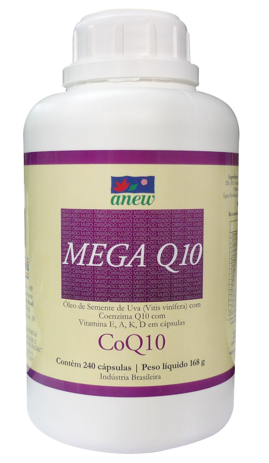 Mega Q10 Anew (coenzima CoQ10) 240 cáps