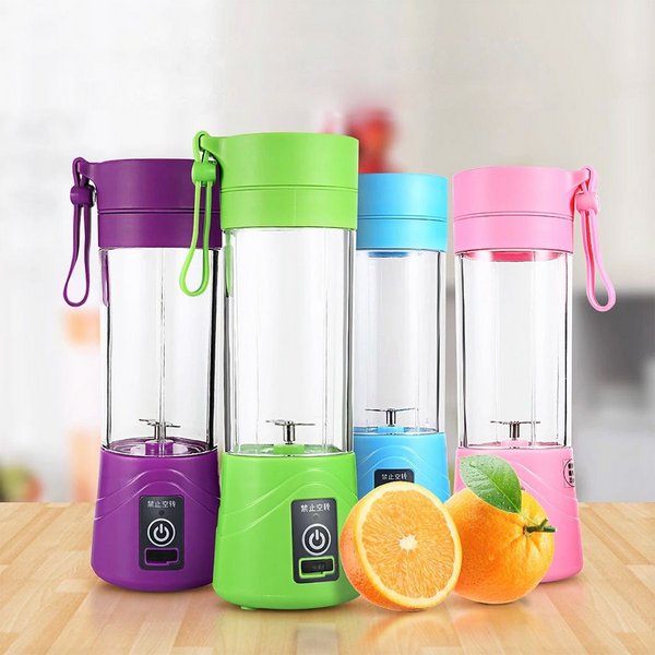 Mini Liquidificador Portátil 6 Lâminas Juice Cup - Shake Vitaminas Usb  Academia
