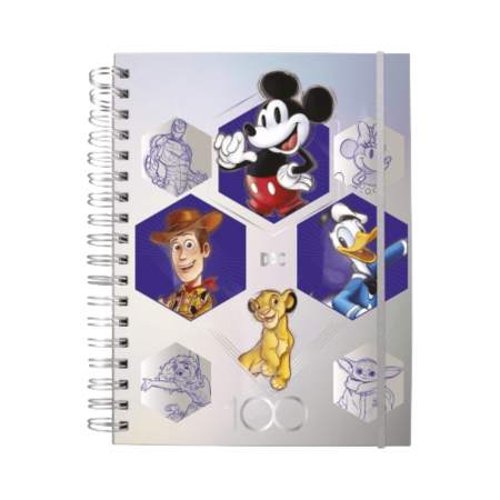Caderno Smart Colegial DAC Disney 100 Anos