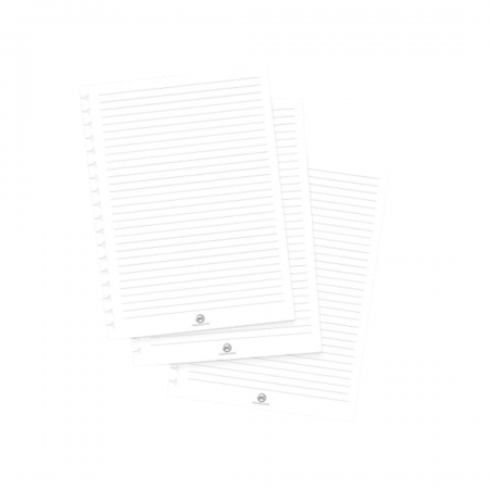 Refil de Folhas Branco para Caderno Smart DAC - Selecione o Tamanho