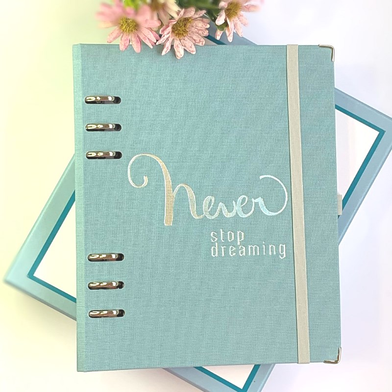 Planner Cotton Azul Notebook Organizer Caderno Organizador