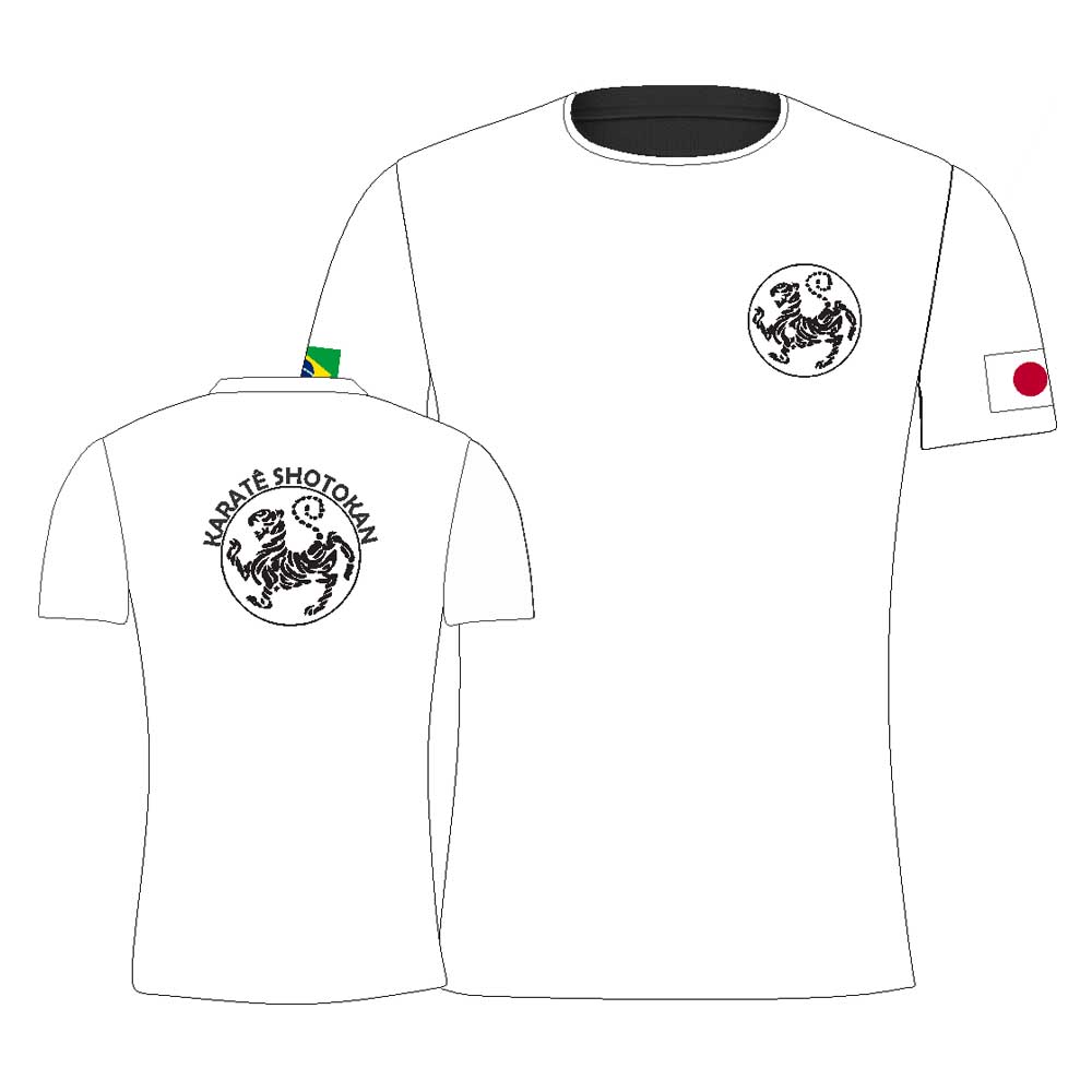 Camiseta Karate Hoan Kosugi Shotokan - Fb-2067 - Branca