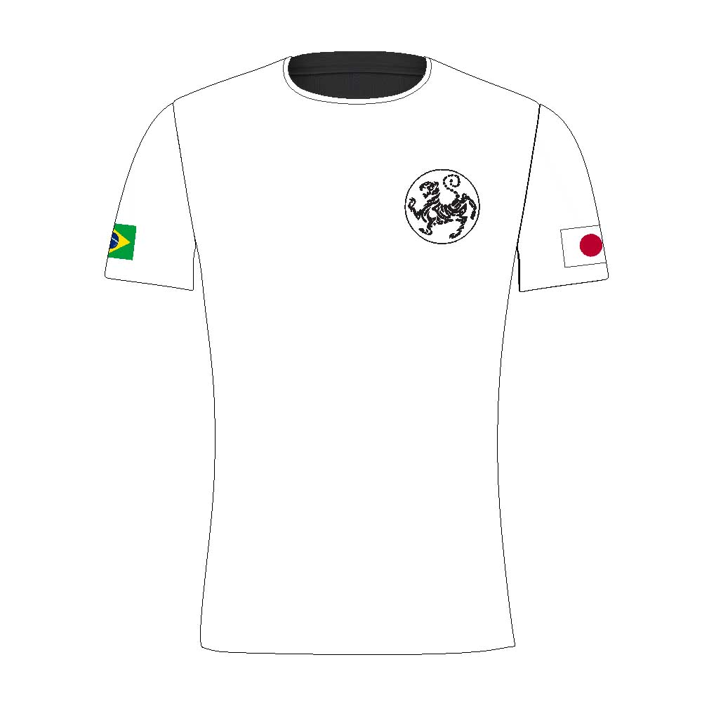 Camiseta Karate Hoan Kosugi Shotokan - Fb-2067 - Branca