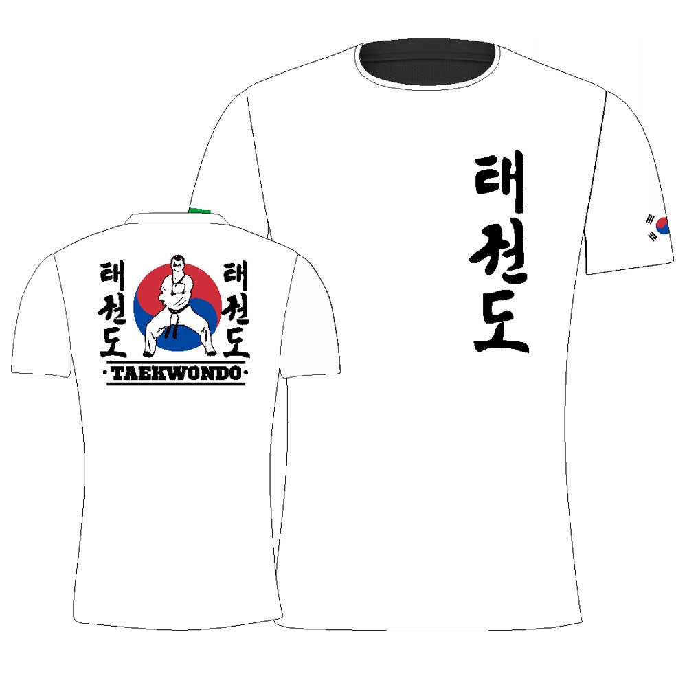 Camisa Camiseta Taekwondo Korea - Fb-2058 - Branca