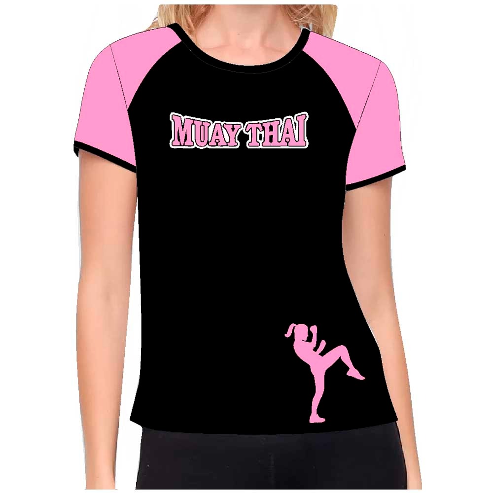 Camiseta Muay Thai Punch Girl - Feminina Baby Look - Fb-2063