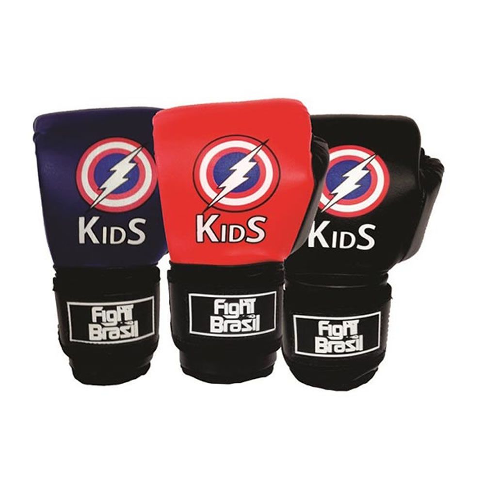 Luvas de Kick Boxe Muay Thai - Infantil - Kids  - 04 Oz