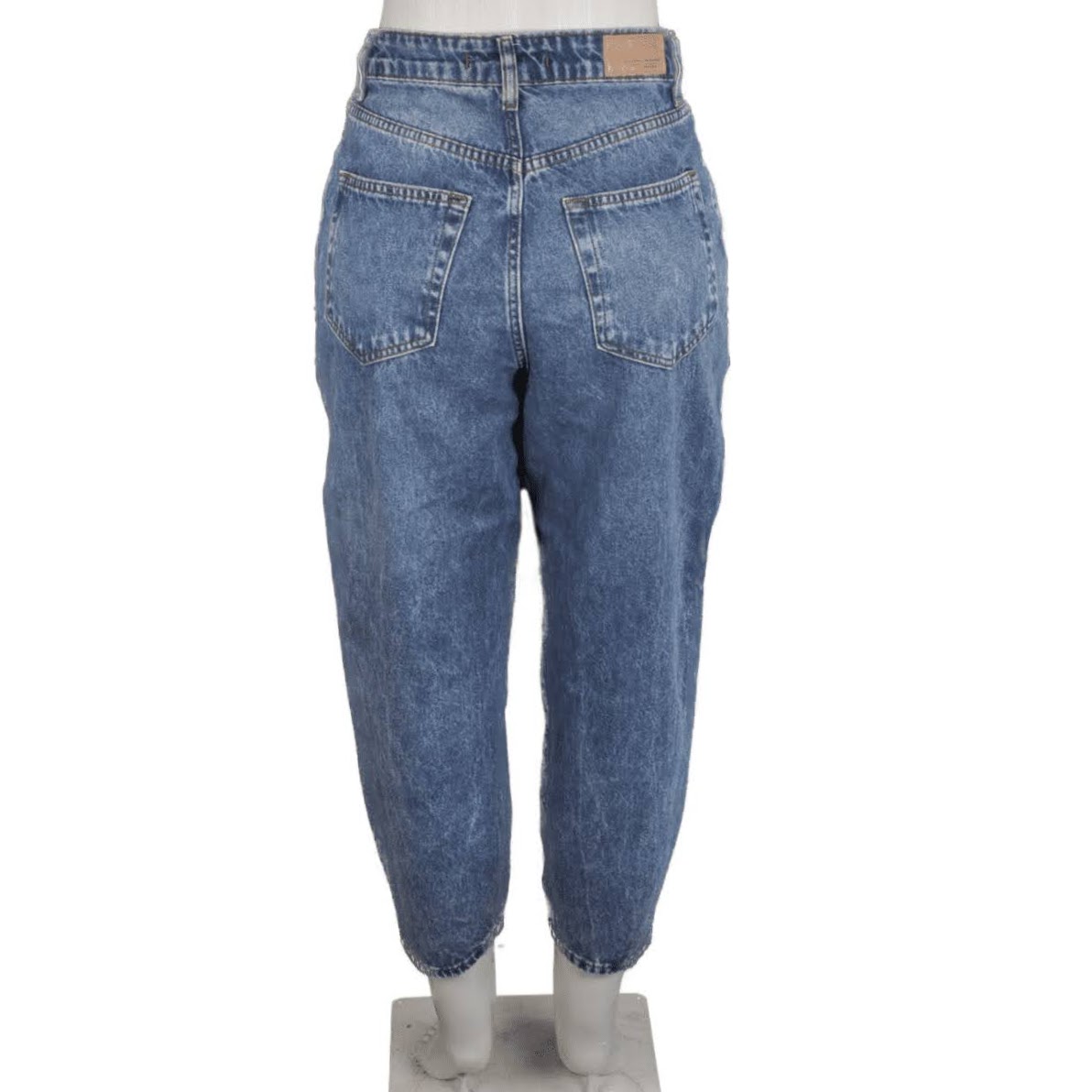 Calça Jeans Mom - Blue Steel - 38