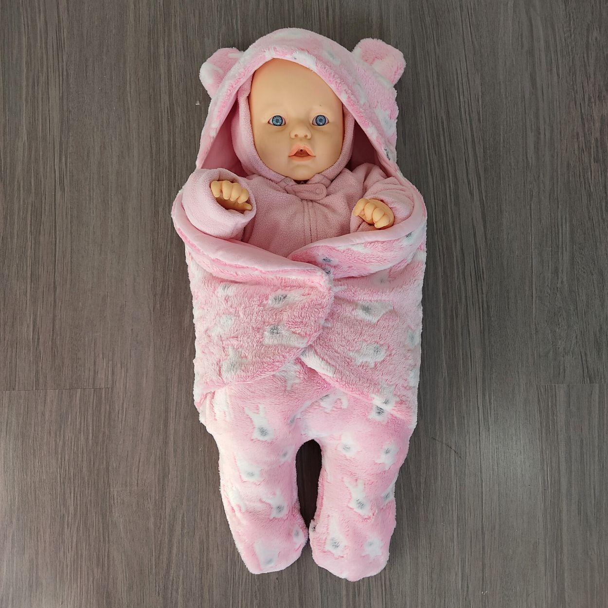Porta bebê ou saco de dormir soft rosa
