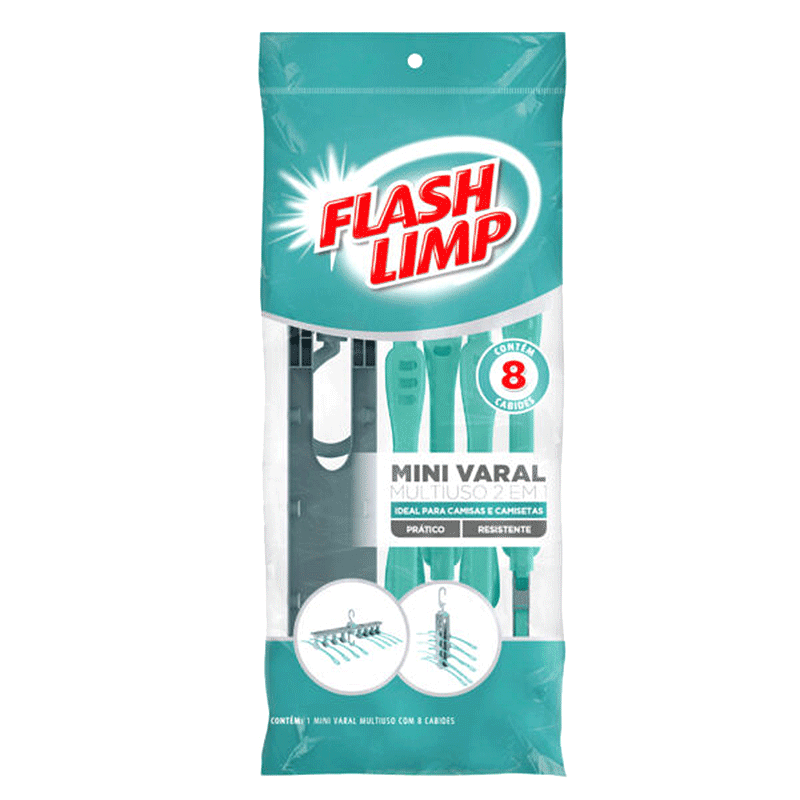 VARAL PLASTICO RETRATIL FLASH LIMP C8 CABIDES