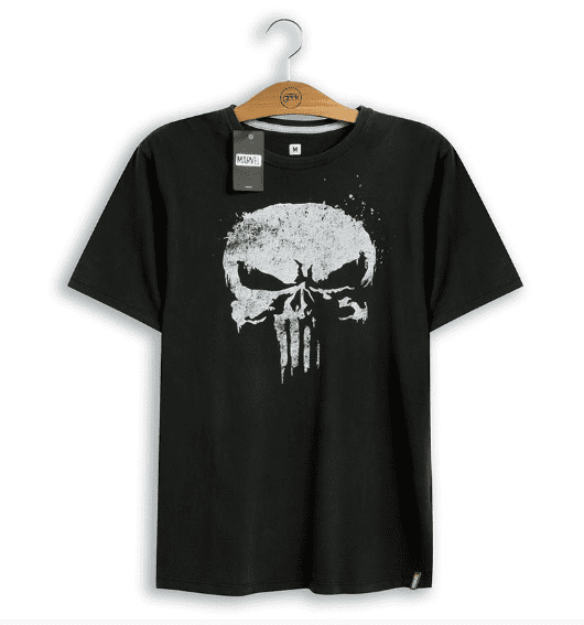 Camiseta Marvel Justiceiro Skull