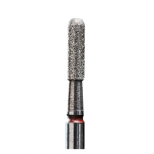 Broca Diamantada Staleks Pro, tipo Cilindrica 2,3mm x 8mm  - Vermelha  - FA30R023