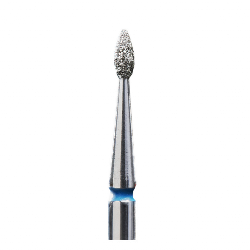 Broca Diamantada Staleks Pro, tipo Gota 1,6mm x 4mm - Azul - FA40B016