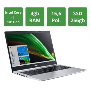 Notebook Acer A515-54-34ld Intel Core I3 10110u 4gb SSD 256gb Nvme 15.6