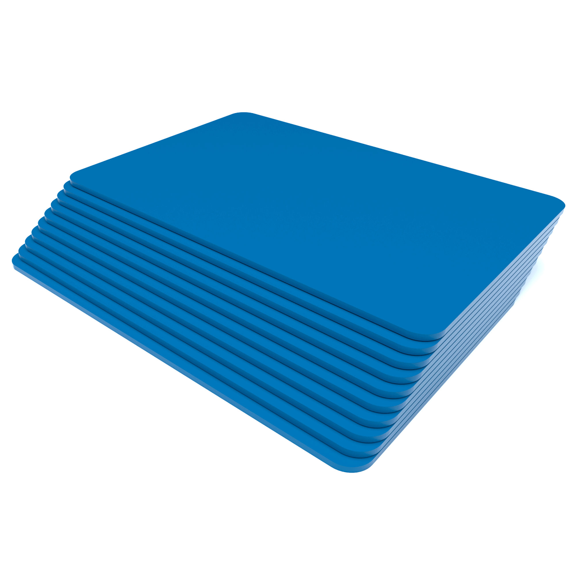 Placas para Artesanato em  Eva  34,5cm X 24,5cm X 5mm - Azul - NEOMAXI