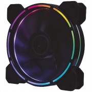 Cooler Fan Gamer  - Colorido - 12 LEDS - 12 cm  - F40 - OEX