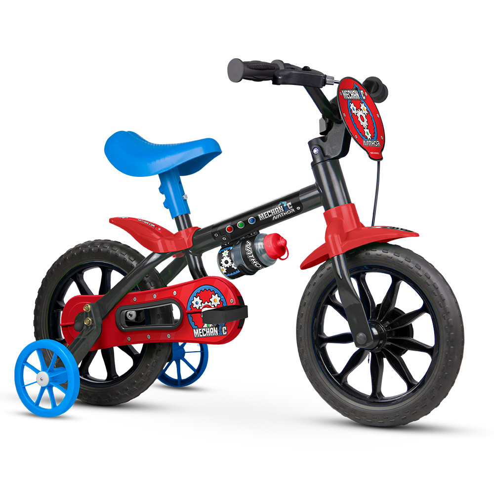 Bicicleta Infantil Mechanic  Aro 12 Preto - Nathor