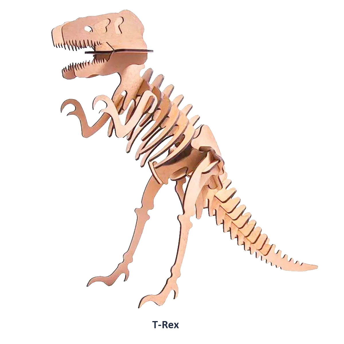 Coleção 5 Dinossauros em 3D para Montar -MDF - NEOMAX
