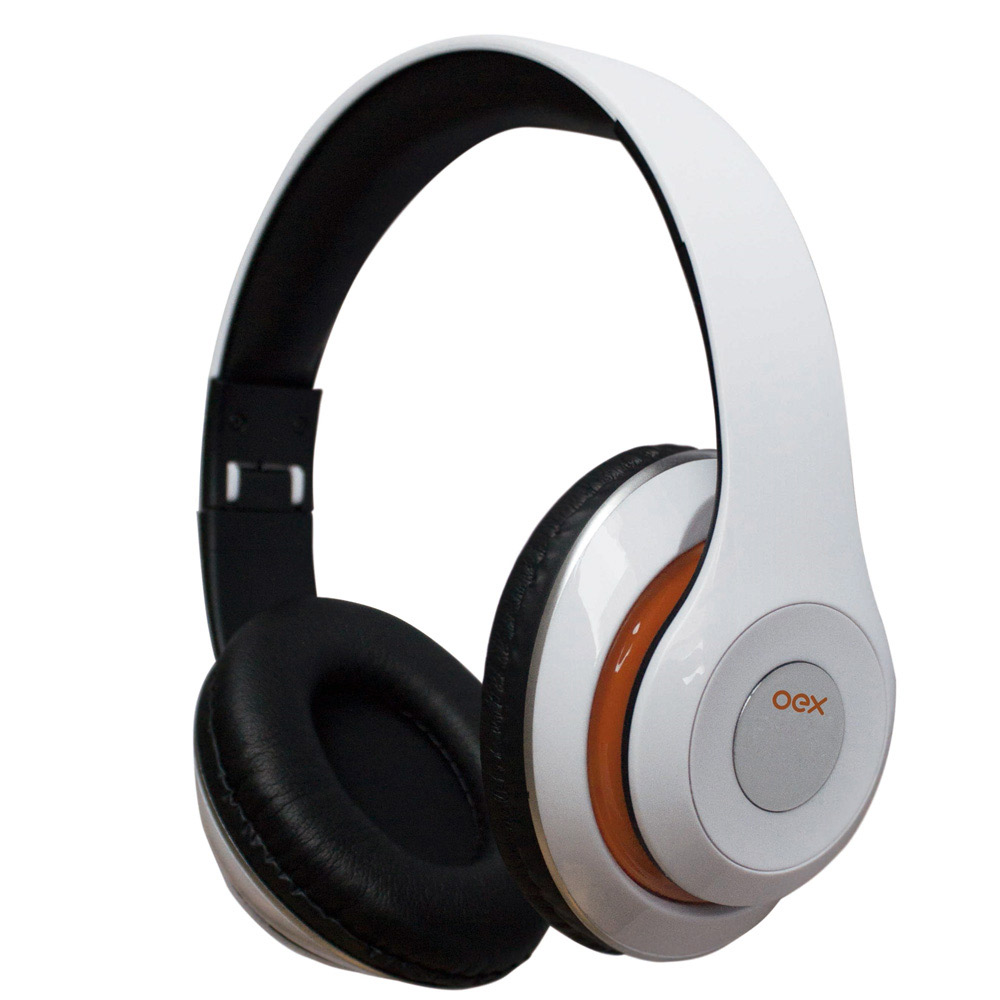 Headset com  Bluetooth - Balance HS301 - Over Ear - Branco - OEX