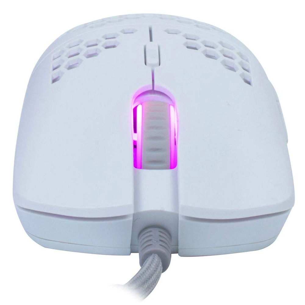 Mouse Gamer - Dyon- X - Ultra Leve - MS322S - RGB -7 Botões - 7200 DPI - Branco - OEX