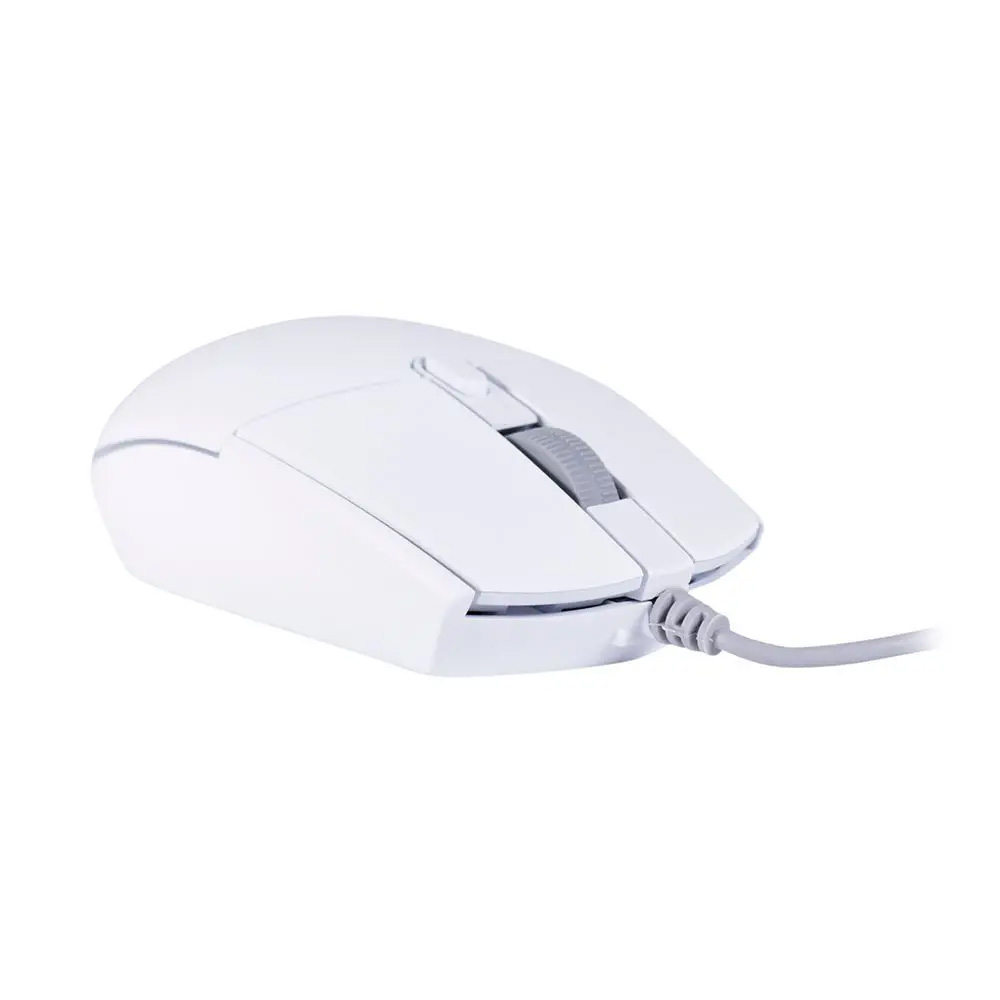 Mouse  Gamer  - Orium - MS323 - USB - 6 Botões - 3200 DPI - Branco - OEX