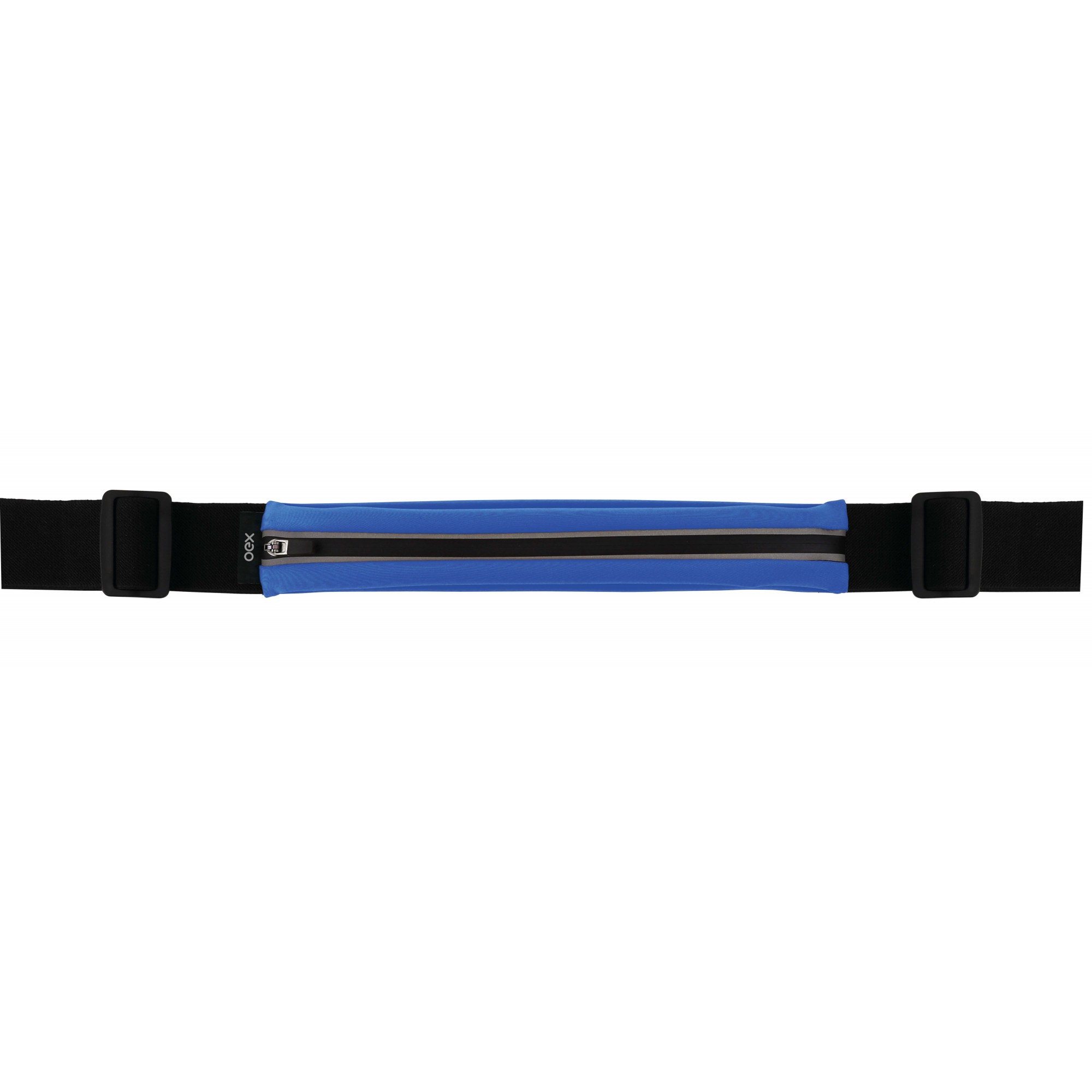 Pochete em Lycra - Sport Fit -  PO100 - Ajustável - Tamanho único - Preto e Azul - OEX