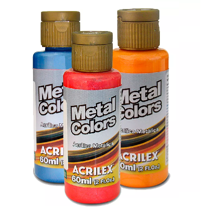 Tinta Acrílica Metal Colors 60ml Acrilex
