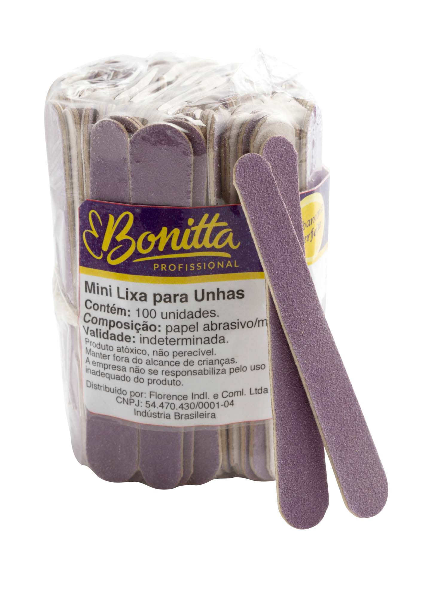 Mini Lixa Colors Para Unha 100Pcs Bonitta Ref 601