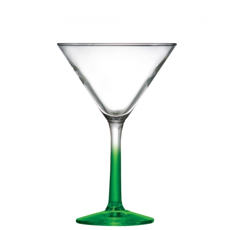 Taça de Vidro para Martini Verde 225ml CAIXA COM 24 | Ref. 80727102