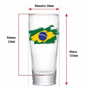 Copo de Vidro Prime P Copa Do Mundo 220ml | Caixa Com 24 Peças - Ruvolo - Foto 11