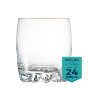 Copo de Vidro Riviera On The Rocks Para Whisky 310ml | Caixa Com 24 Peças - Ruvolo - Foto 0