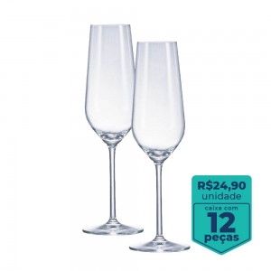 Taça de Vidro Event Para Champagne 290ml | Caixa Com 12 Peças -  Ruvolo - Foto 1