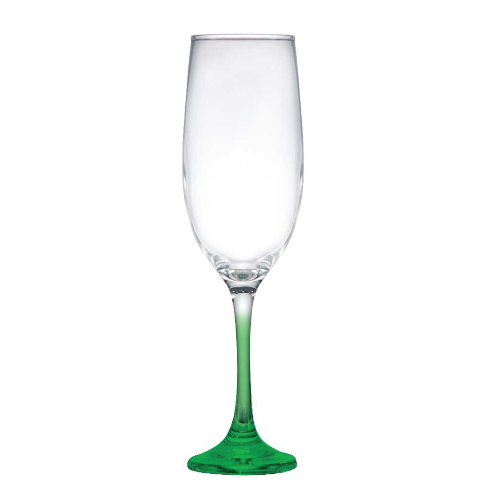 Taça de Vidro One para Champagne Verde 200ml CAIXA COM 24 | Ref. 80552102