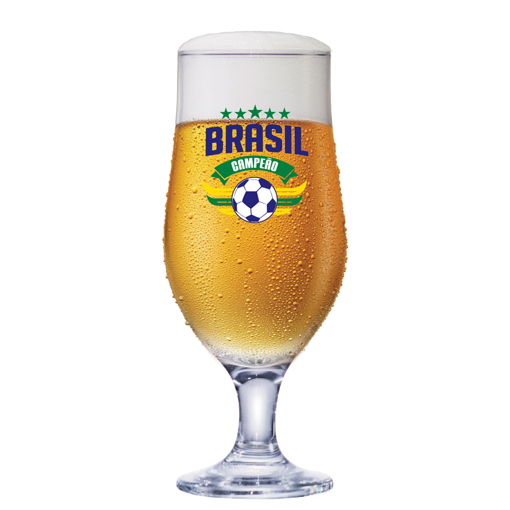 Taça de Vidro Royal Beer Copa do Mundo 330ml CAIXA COM 24 | Ref. 452480585