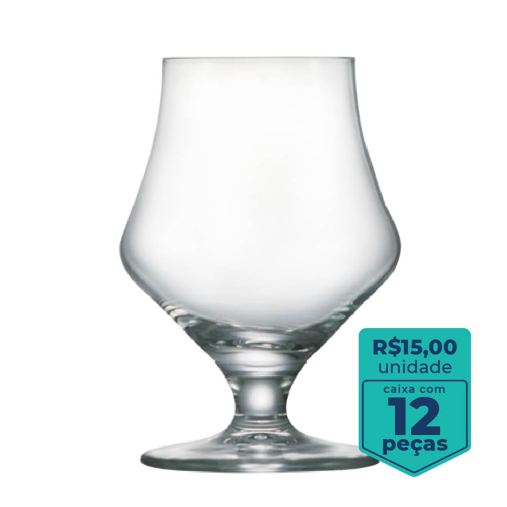 Taça de Cristal  Maritim 410ml | Caixa Com 12 Peças  - Ruvolo - Foto 0