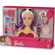 Busto Boneca Barbie Styling Head Faces - Maquiagem e Cabelo - 1265 Pupee