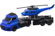 Caminhão Invictus Sky Azul com Helicoptero - 1053 Cardoso