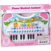 Piano Musical Animal Rosa - 6408 Braskit