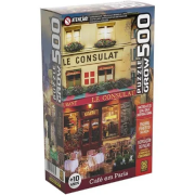 Quebra Cabeça 500 Peças Cafe Em Paris Ref.03965 Grow