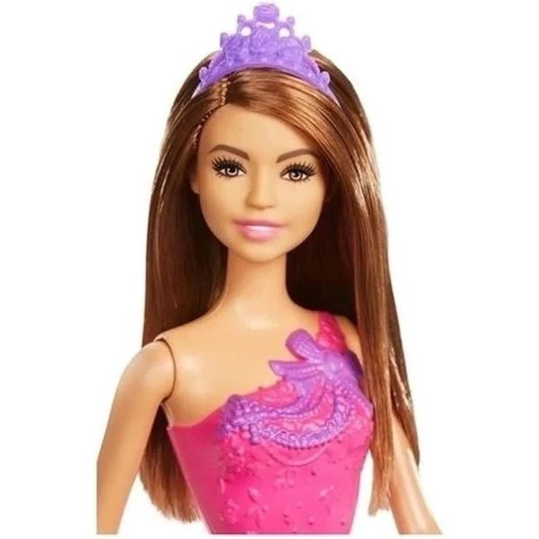 Boneca Barbie Fan Princesa Básica Castanha - Dmm06 Mattel