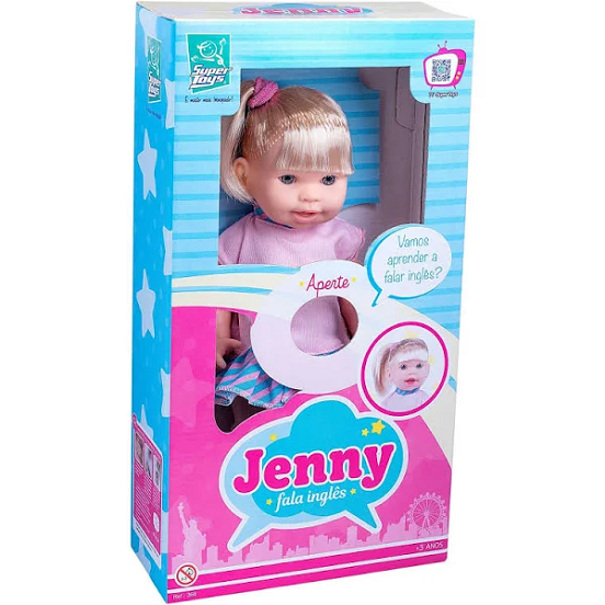 Boneca Jenny Fala Ingles - 366 Super Toys