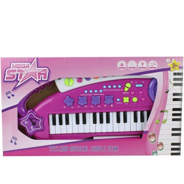 Brinquedo Teclado Musical Single Star - R2973 Bbr